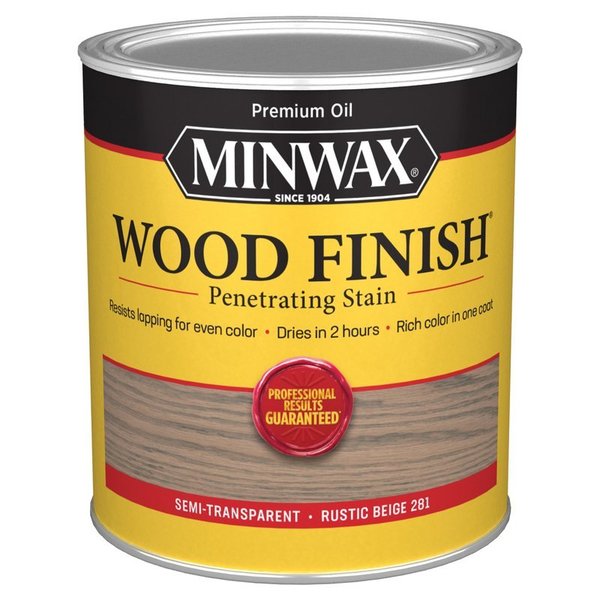 Minwax Stain Wood Rustic Beige Finish 701004444